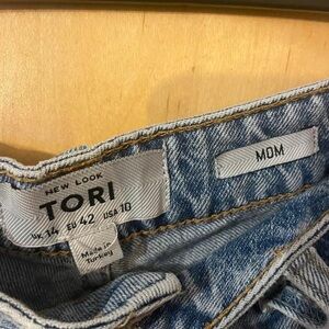 Black ItemNewlook ripped mom jeans